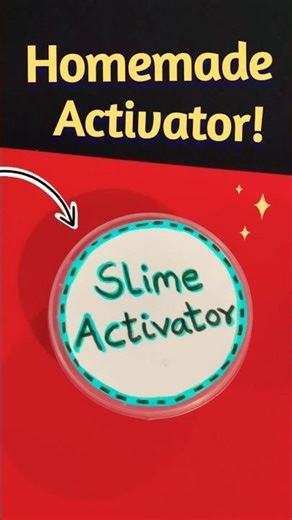 Homemade Slime Activator! 100% Working with Proof 🤓👍✨ slime activator diy #shorts #slime #diy