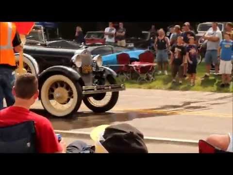 Ford Model A at a BURNOUT CONTEST
