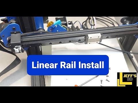 Linear Rail Install 3dprinter upgrade tronxy xy2-pro