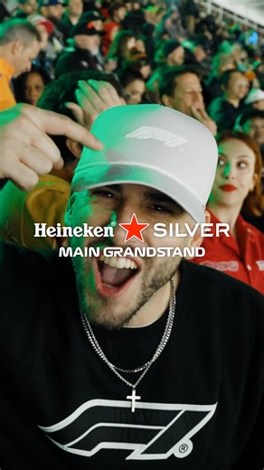 2K views | From lights out to the checkered flag! Catch every moment at the Heineken® Silver Main Grandstand. | F1 Las Vegas | Facebook