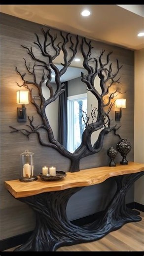 Turning Raw Wood Into a $10,000 Masterpiece! #Woodworking #HomeDecor #DIY