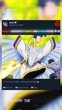 Kaguya shocked by Naruto and Sasuke power 🤯😱 #ultra #shorts