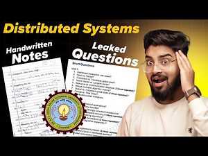 Distributed Systems Important Questions AKTU & Previous Year Questions 🔥 Handwritten PDF Notes
