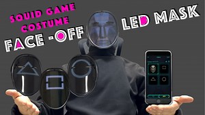 392 reactions · 117 shares | Want a Squid Game costume this Halloween?撚 Chemion LED Face Mask is the answer! Custom light up mask controlled with Bluetooth app  | Chemion | Facebook