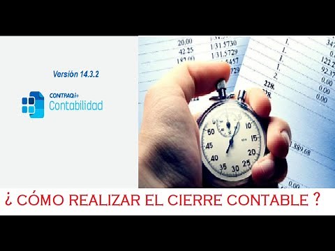 Fiscal year closing in #contpaqi Accounting