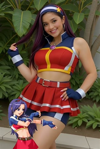 Athena Asamiya KoF 2002 Cosplay #animegameycosplay #ai #cosplayer #snk