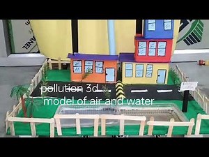 how to make air pollution model 3d science project for science exhibition