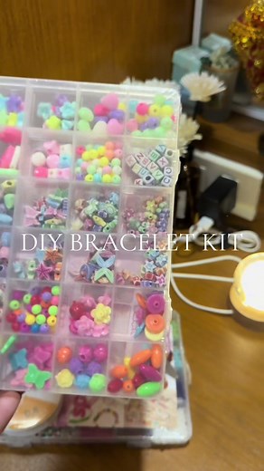 DIY bracelet kit #fyp #tiktokgiftrecos #diy #bracelet #braceletmaking