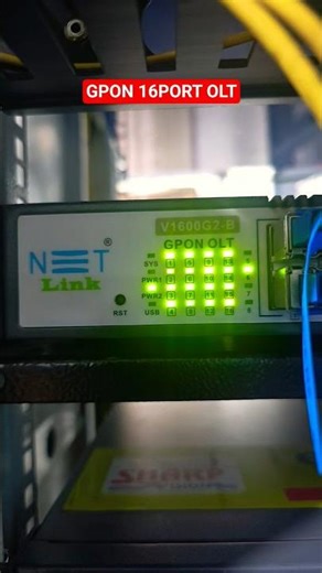GPON OLT 16 PORT #gpon #olt #router #modem #sfp #10g