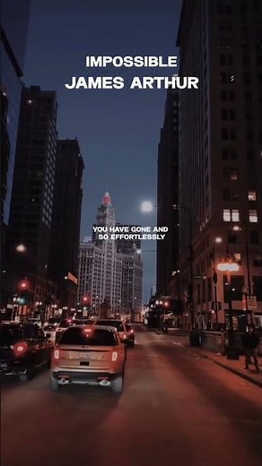 James Arthur | Impossible | slowed reverb | aesthetic |lyrics |