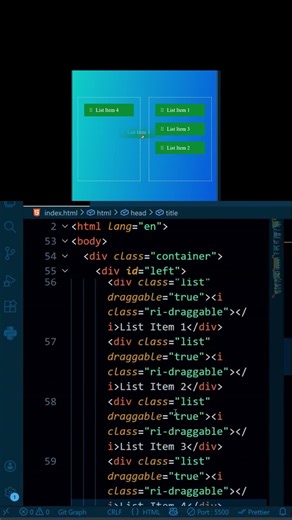 Building a drag Drop website component using html CSS and JS | JavaSript Projects