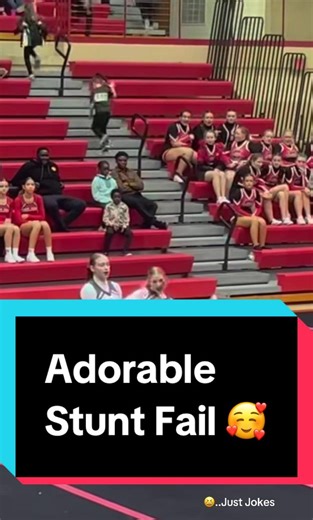 Stunt fail….Laugh > Try Again #cheer #fyp #cheerstunts #cheerleader #cheercompetition