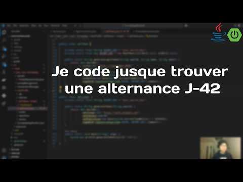 Je code jusqu'à trouver une alternance J-42