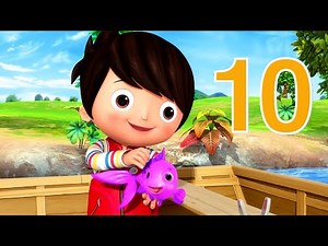 12345 Once I Caught A Fish Alive + More Nursery Rhymes & Kids Songs - ABCs and 123s