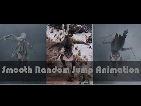 SKYRIM MOD I Smooth Random Jump Animation