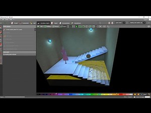 Deleting the work Plane - Starcases lighting design DIALux evo (2021)