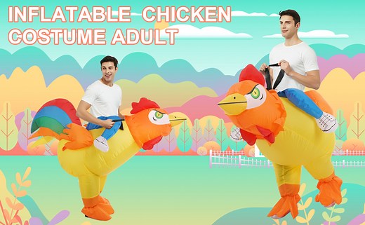 Watch Inflatable Chicken Costume Halloween Costumes on Amazon Live