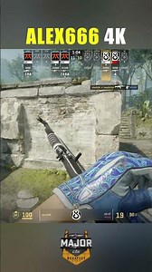 Alex666 with a HUGE 4K in Crucial round vs Fnatic!😱🔥#cs2 #gamingshorts
