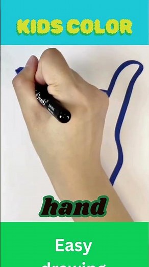 The SECRET to DRAWING HANDS Quickly and EASILY!#easy drawing hand