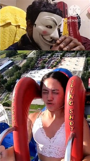 #Shorts Funny Slingshot Ride Moment