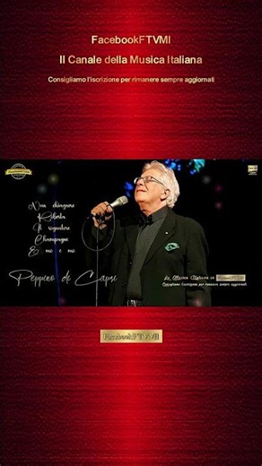 PEPPINO DI CAPRI "Nun chiagnere Live" - Il MEGLIO di PEPPINO DI CAPRI su ‪@FacebookFTVMI‬ #short