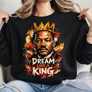The Dream PNG, MLK Day Inspirational Quote Png, Civil Rights Equality Design, Colorful Portrait Sublimation PNG - Etsy