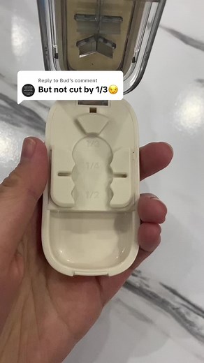 Replying to @Bud 3 Precise Cuts in 1 pill cutter! Watch it in action.#pillcutter #tiktokshop #medicinecutter