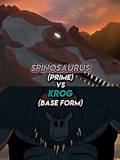Spinosaurus Vs Krog (Base Form)