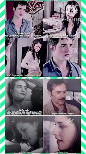 Edward's Funniest Dad Moment 😂❤️ | "Not Nessie!" | Twilight Breaking Dawn Meme Edit