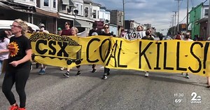 Curtis Bay community posts eviction notice on CSX facility