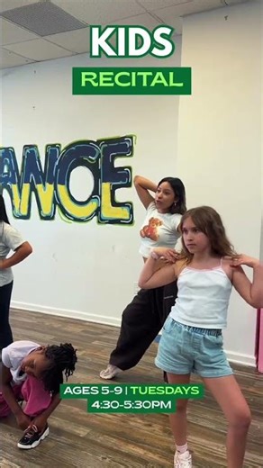 Kids Recital 🍭 more information on our website 💚 #dance #danceclass #studio #atlanta
