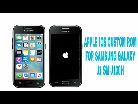 Install IOS Rom on samsung galaxy j1 sm j100h