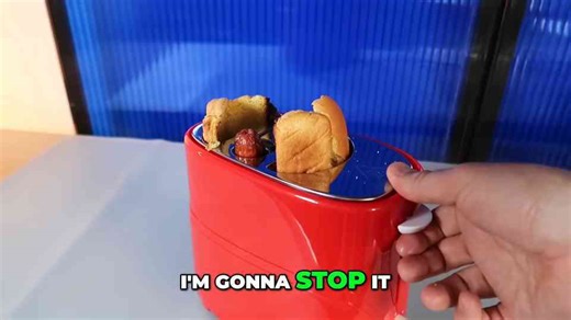 Hot Dog Bun Fail! Toaster Test Gone Wrong!