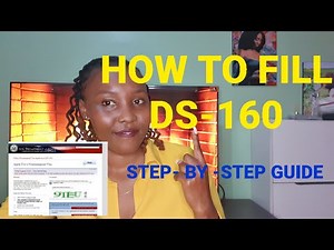 HOW TO FILL THE 🇺🇸 DS-160 ONLINE APPLICATION FORM STEP BY STEP GUIDE/VISA APPROVAL