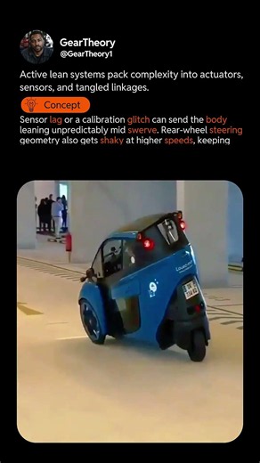 THE TROUBLE WITH REAR STEER TILTING CARS