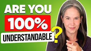 Speaking English is so different from reading English! Even English students who are 100% fluent need help in speaking English because of the linking of sounds that’s involved. In this English lesson you get to watch me teach one of my students how to move toward being completely understandable when he’s speaking English. You’ll learn several tricks and tips that can almost instantly change your English accent. American accent training is my specialty, and you’ll see me at my best here in this v