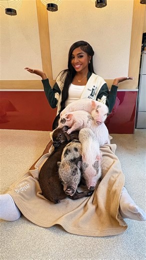 Kaychelle ❤️‍🔥 on Instagram: "They are BAD AF! 😭 ate the whole button off my shirt 🤦🏾‍♀️"