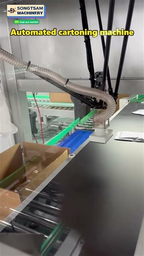 Automated cartoning machine demonstration