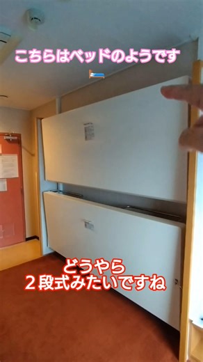 【検証】東京〜徳島〜北九州を結ぶフェリーの個室で２段ベッドを出してみました❗🛏️ #カーフェリー #長距離 #紹介