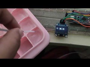 NTC 100k Thermistor Calculated Temperature using the steinhart-hart equation.