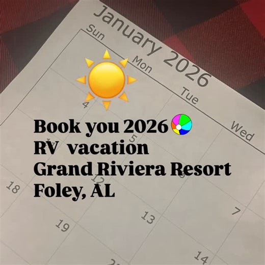 Wander RV on Instagram: "☀️ Have you booked your RV vacations in 2026 in Foley , AL 🏖️ #rvlife #foleyalabama #gulfshores #beach"