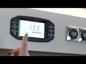How to use the control panel in a Swift Escape Motorhome