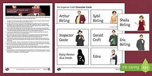 An Inspector Calls Character Cards Pack
