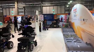 2.2K views · 99 reactions | It’s day 1 of ATSA Independent Living Expo. Drop by stand 700 and test a chair on the test track! #allterrain #accessibility | Magic Mobility | Facebook