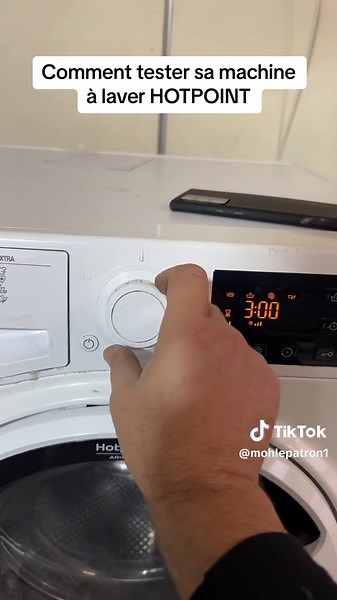 Testez votre machine à laver Hotpoint