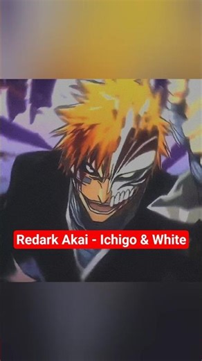 Bleach Ichigo & Hollow Ichigo White Voiceover - Redark Akai #bleach #voiceactor #anime #edit #shorts