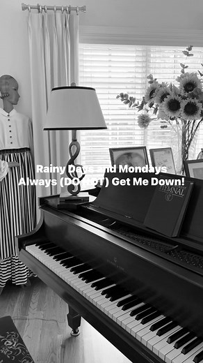 Rainy Days and Mondays Always Get Me Down ! Except they really don’t get me down ! I love this song and the Carpenters ! #PianoMusic #PopularPiano # | Glenda Austin - Pianist