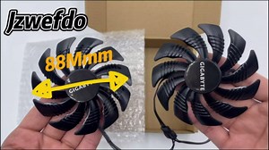 88MM Graphics Card Fan T129215SU PLD09210S12HH P106-100 Graphics Card Cooling Fan for Gigabyte GTX 1060/1070/1070Ti for Gigabyte RX 470/480/560/570/580 GPU Gaming Cooler (Graphics Fan-A)