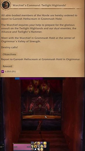 World of Warcraft Classic Cataclysm Quest #514 Warchief's Command Twilight Highlands! #wowclassIc