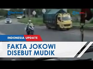 Viral Video Warga Rekam Mobil Jokowi RI1 Dikawal Ketat Disebut Mudik, Faktanya Kunjungan Kerja